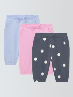 John Lewis Baby Joggers, Pack of 3, Multi, Multi