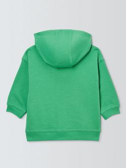 John Lewis Baby Zip-Up Hoodie, Green - view 2, Green