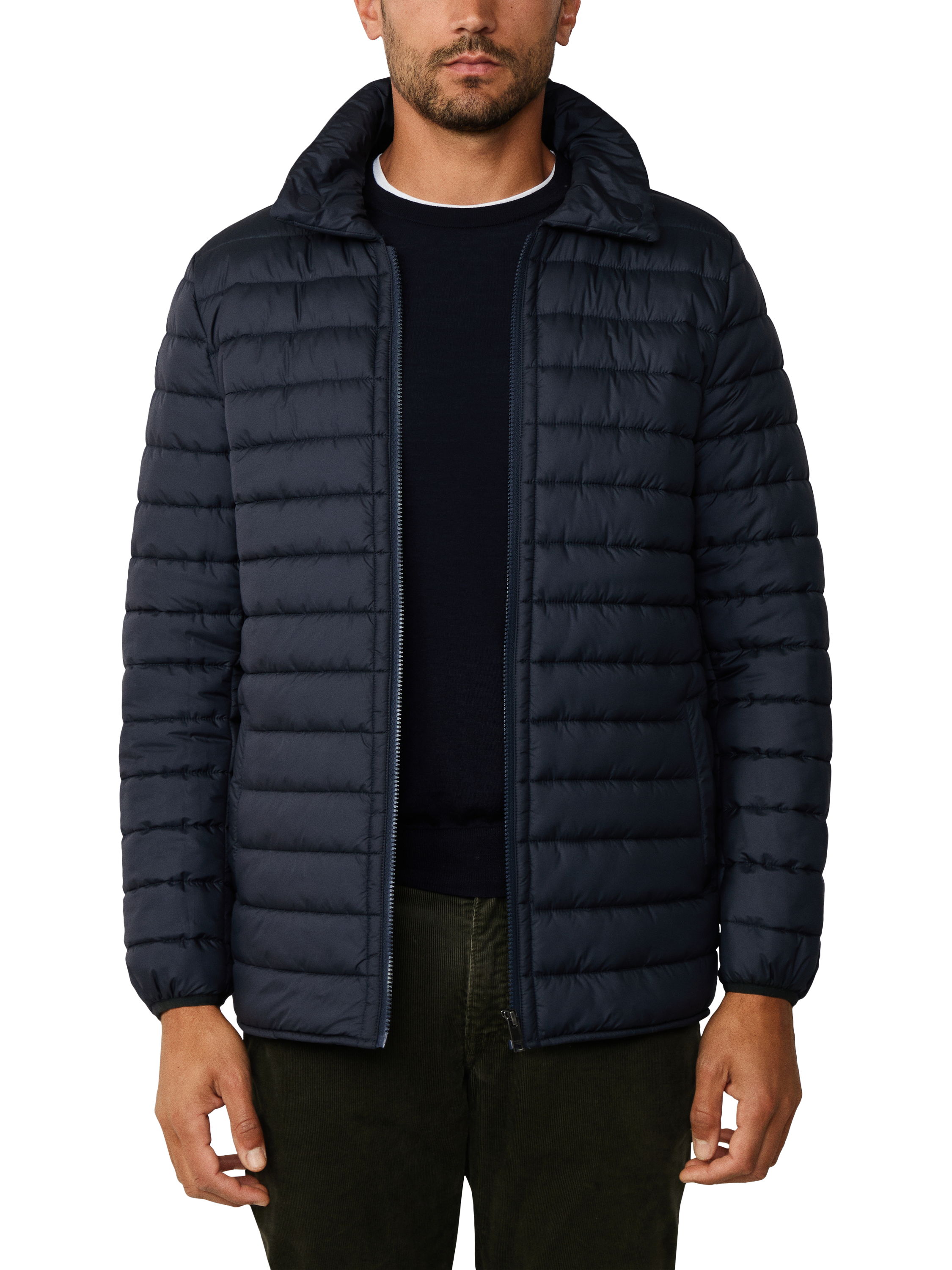 Product image 2 of 7, which shows Hackett London 3 in 1 Hooded Parka, Midnight Blue, XXL