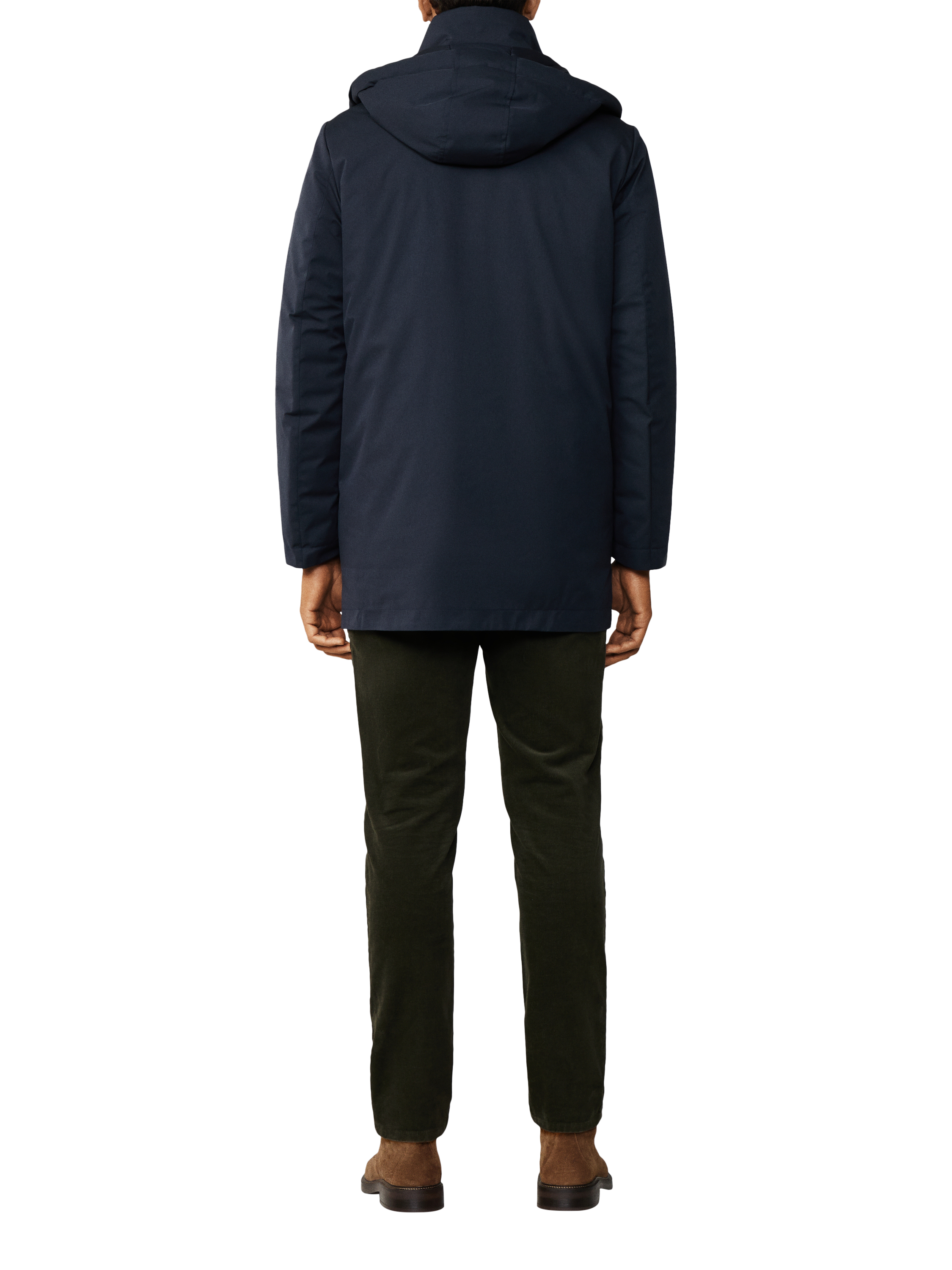 Product image 6 of 7, which shows Hackett London 3 in 1 Hooded Parka, Midnight Blue, XXL