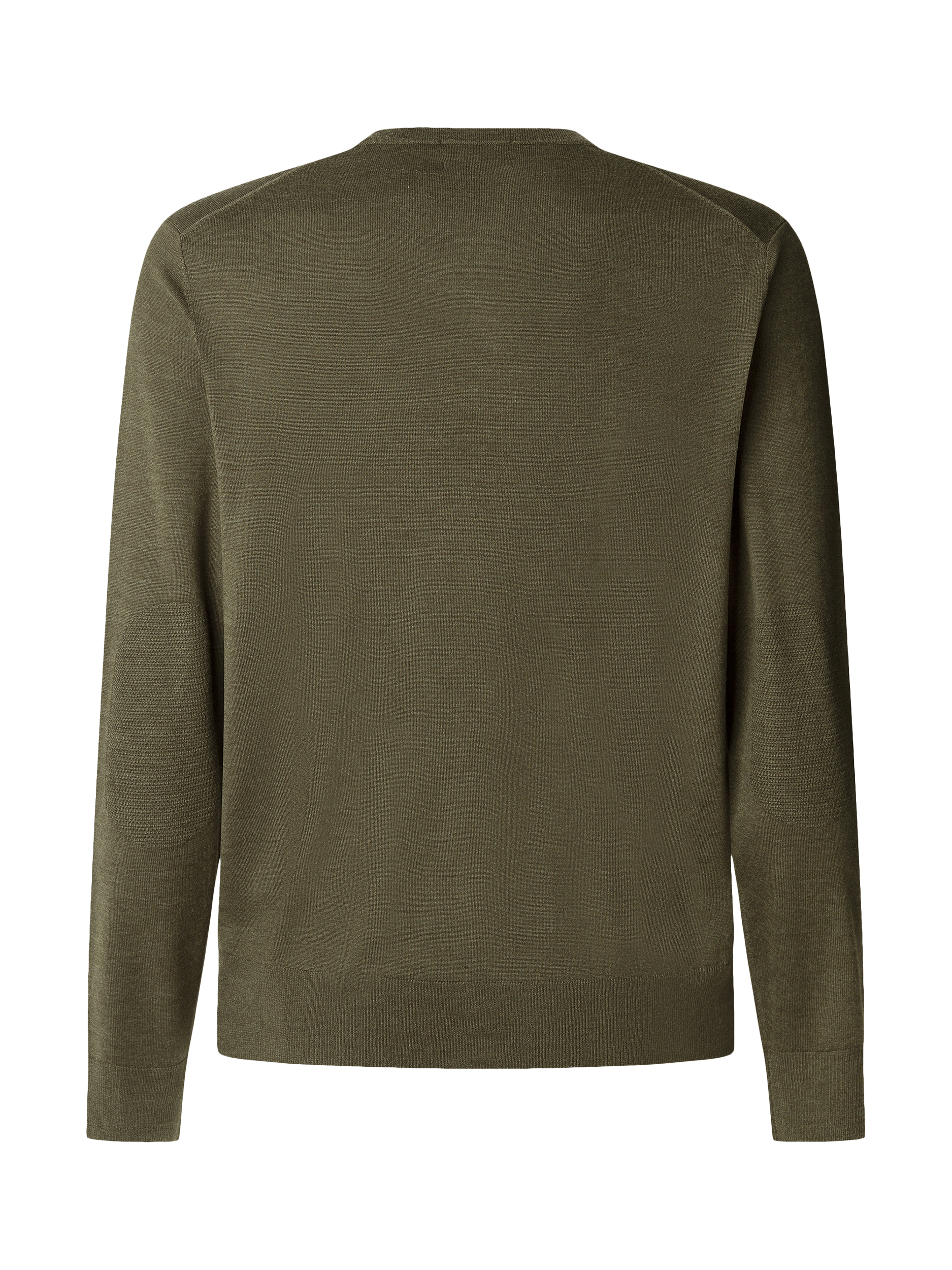 Product image 8 of 8, which shows Hackett London V Neck Wool Silk Blend Jumper, Cargo Green, XXL
