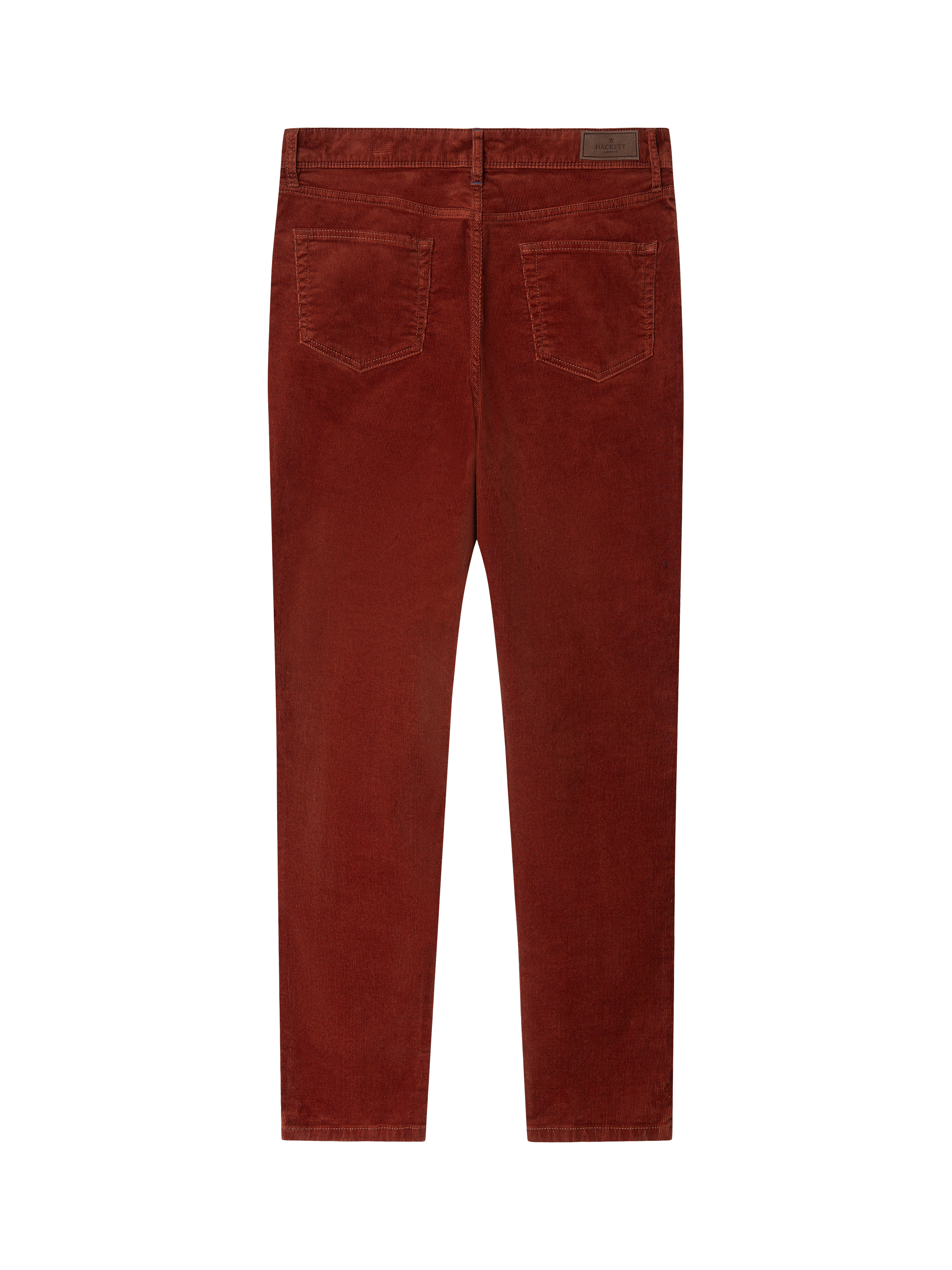 Product image 2 of 7, which shows Hackett London Trinity 5 Pocket Chino Trousers, Cognac Brown, 33R