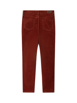 Hackett London Trinity 5 Pocket Chino Trousers, Cognac Brown - view 2, Cognac Brown