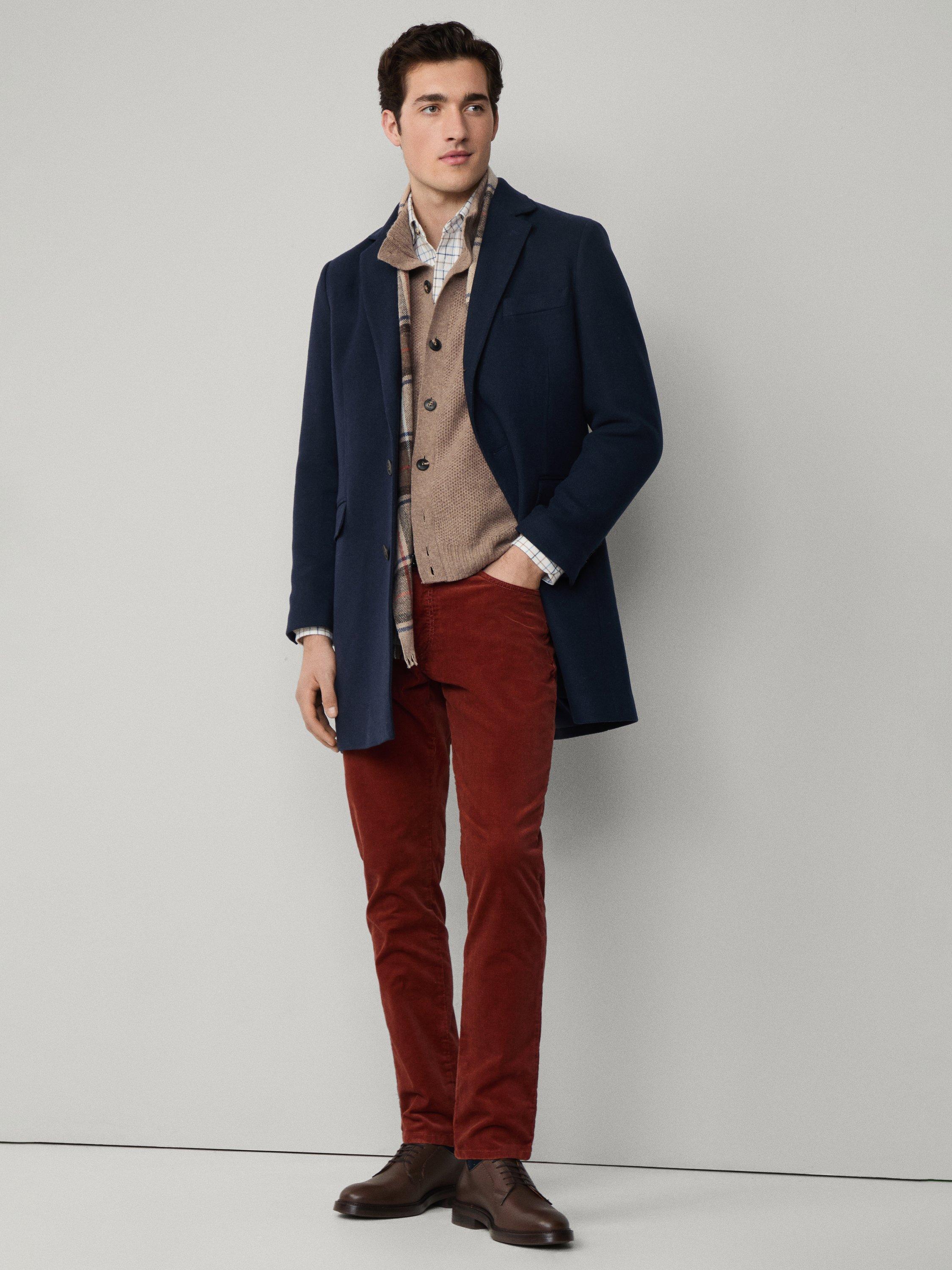 Product image 7 of 7, which shows Hackett London Trinity 5 Pocket Chino Trousers, Cognac Brown, 33R