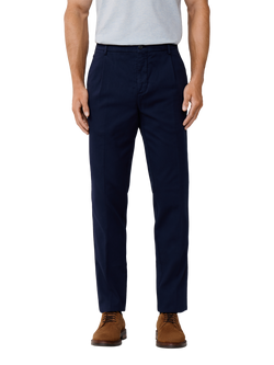 Hackett London Sloane Tapered Fit Cotton Blend Chinos, Midnight Blue