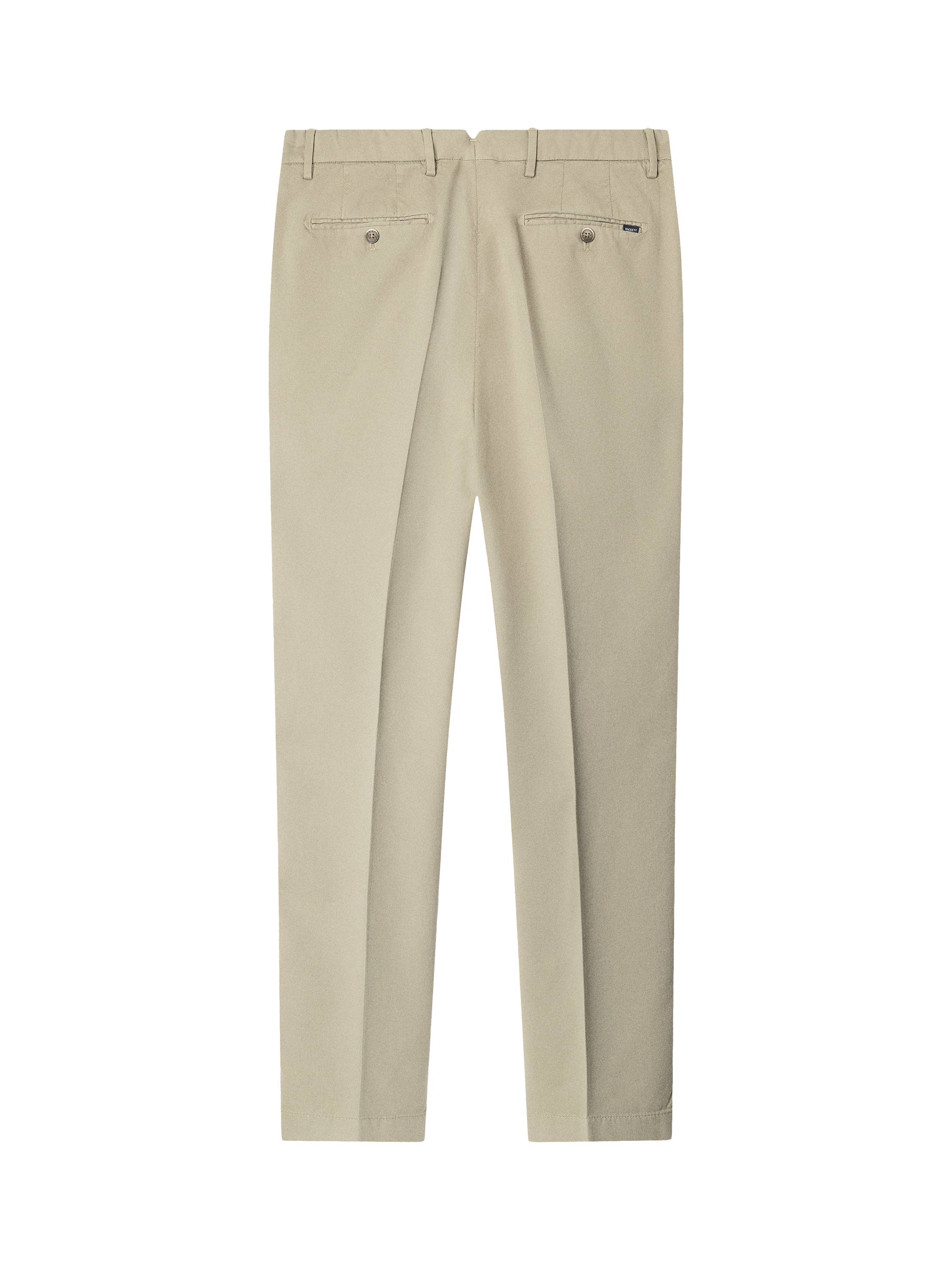 Product image 2 of 6, which shows Hackett London Cotton Regular Chino Trousers, Laurel Green, 34R