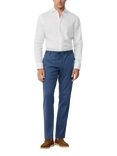 Hackett London Linen Long Sleeve Collar Shirt
