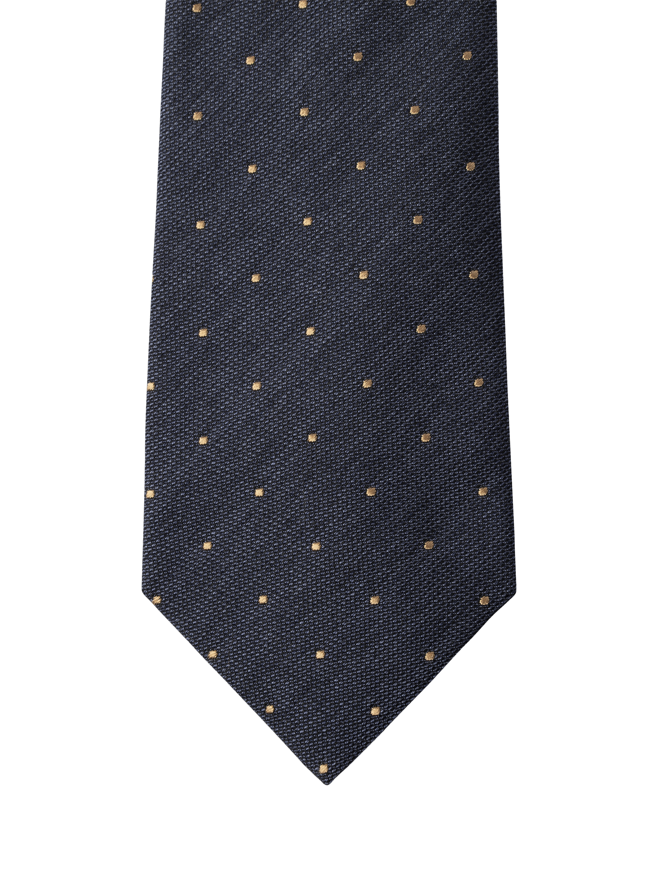 Product image 4 of 4, which shows Hackett London Polka Dot Silk Blend Tie, Navy, One Size