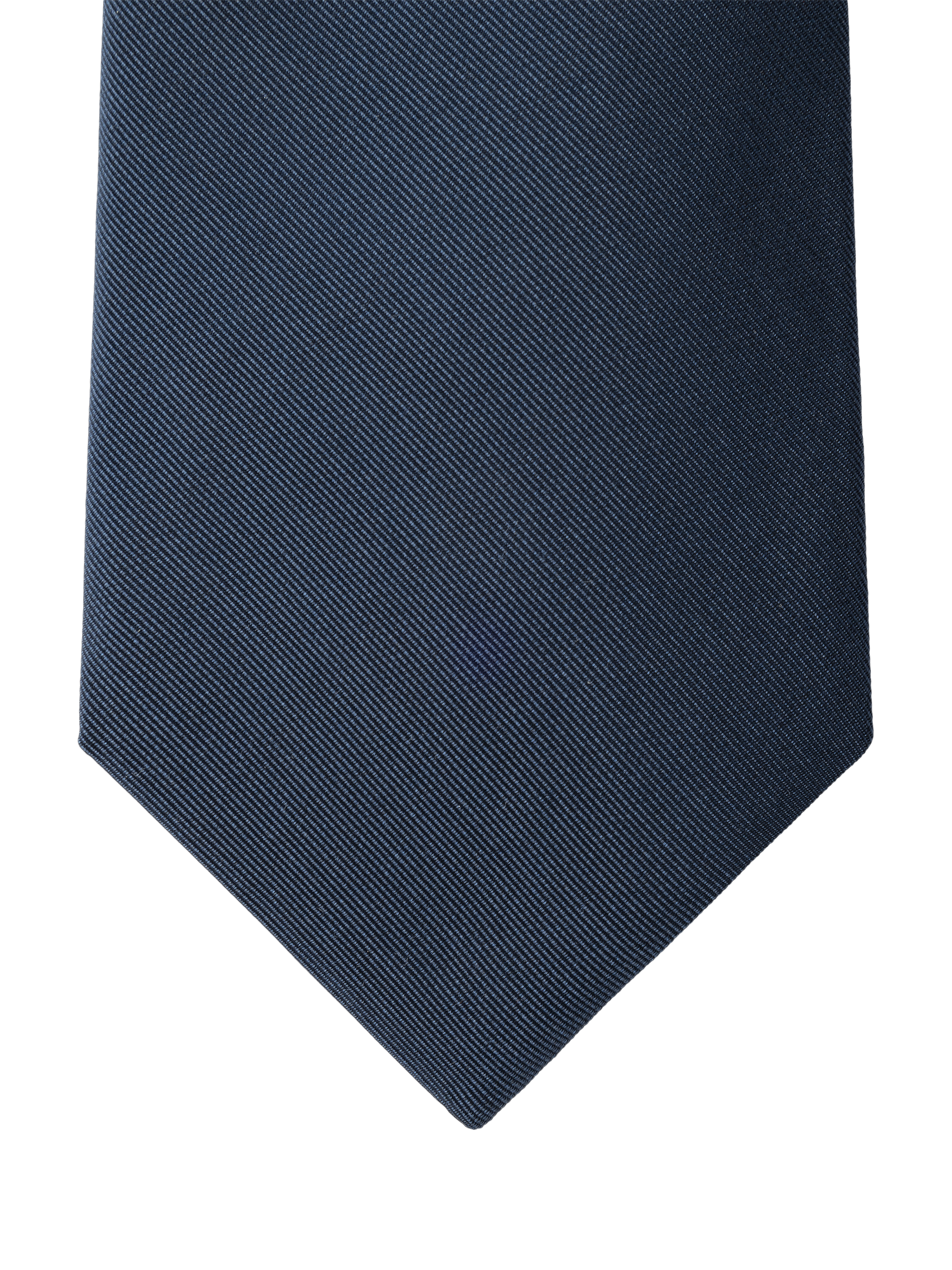 Product image 4 of 4, which shows Hackett London Silk-Cotton Twill Tie, Teal Blue, One Size