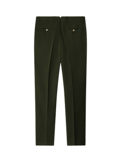 Hackett London Sloane Tapered Fit Cotton Blend Chinos - view 2, Hunter Green