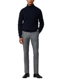 Hackett London Slim Fit Kensington Chinos, Granite Grey - view 2, Granite Grey