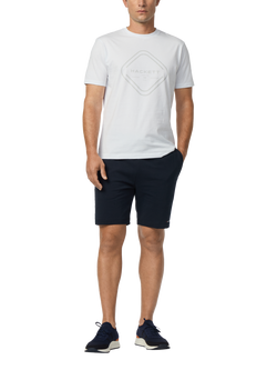 Hackett London Cotton Short Sleeve Crew Neck T-Shirt - view 2, Optic White