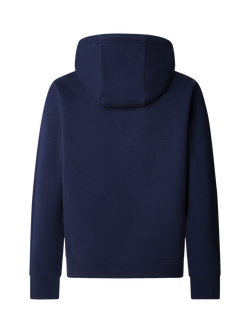Hackett London Cotton Hoodie - view 2, Ink Blue