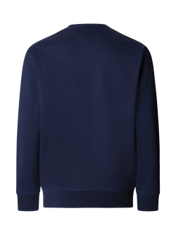 Hackett London Cotton Blend Crew Neck Sweatshirt - view 2, Midnight Blue
