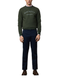 Hackett London Cotton Blend Long Sleeve Crew Neck Sweatshirt