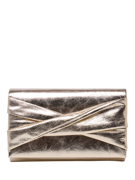 Paradox London Deloria Clutch Bag, Champagne