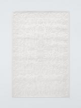 John Lewis Josephine Textured Hand Tufted Pure Wool Rug, Ivory
