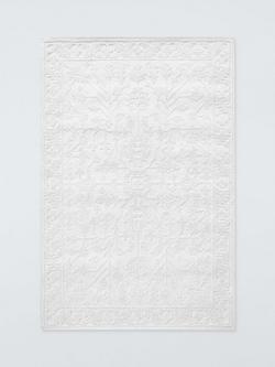John Lewis Josephine Textured Hand Tufted Pure Wool Rug, Ivory, Ivory