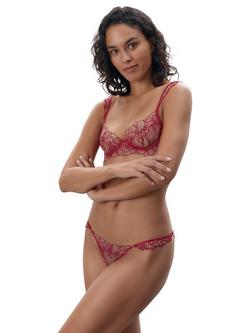 Bluebella Amarosa Floral Embroidered Bra, Hot Pink, Hot Pink