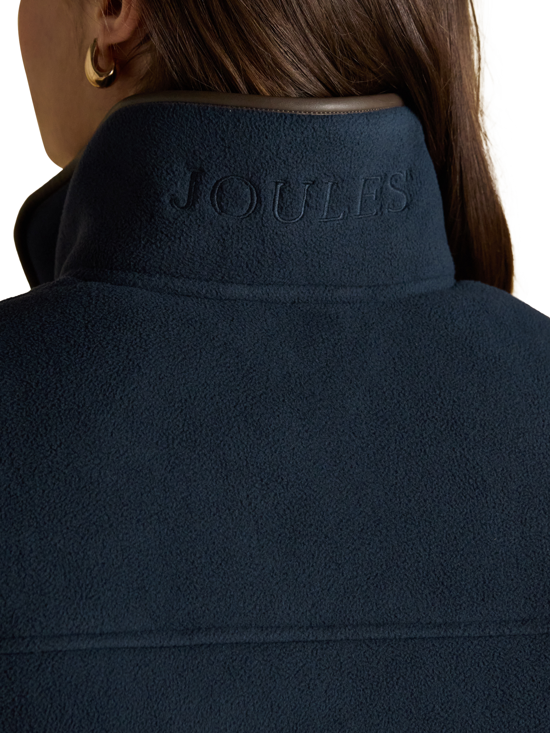 Product image 3 of 8, which shows Joules Quarter Zip Fleece, Navy, 6