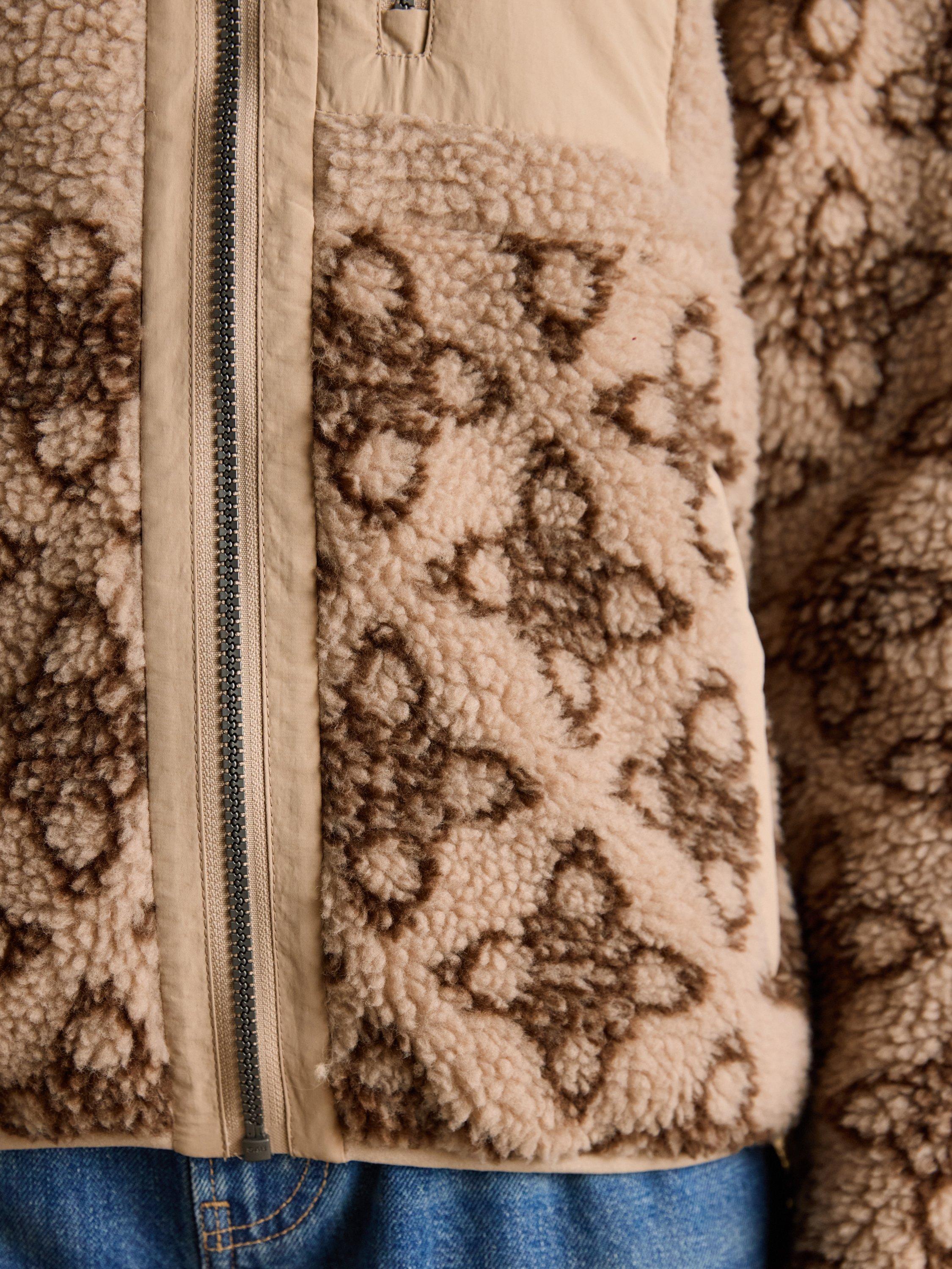 Product image 4 of 10, which shows Joules Borg Fleece Jumper, Beige, 6
