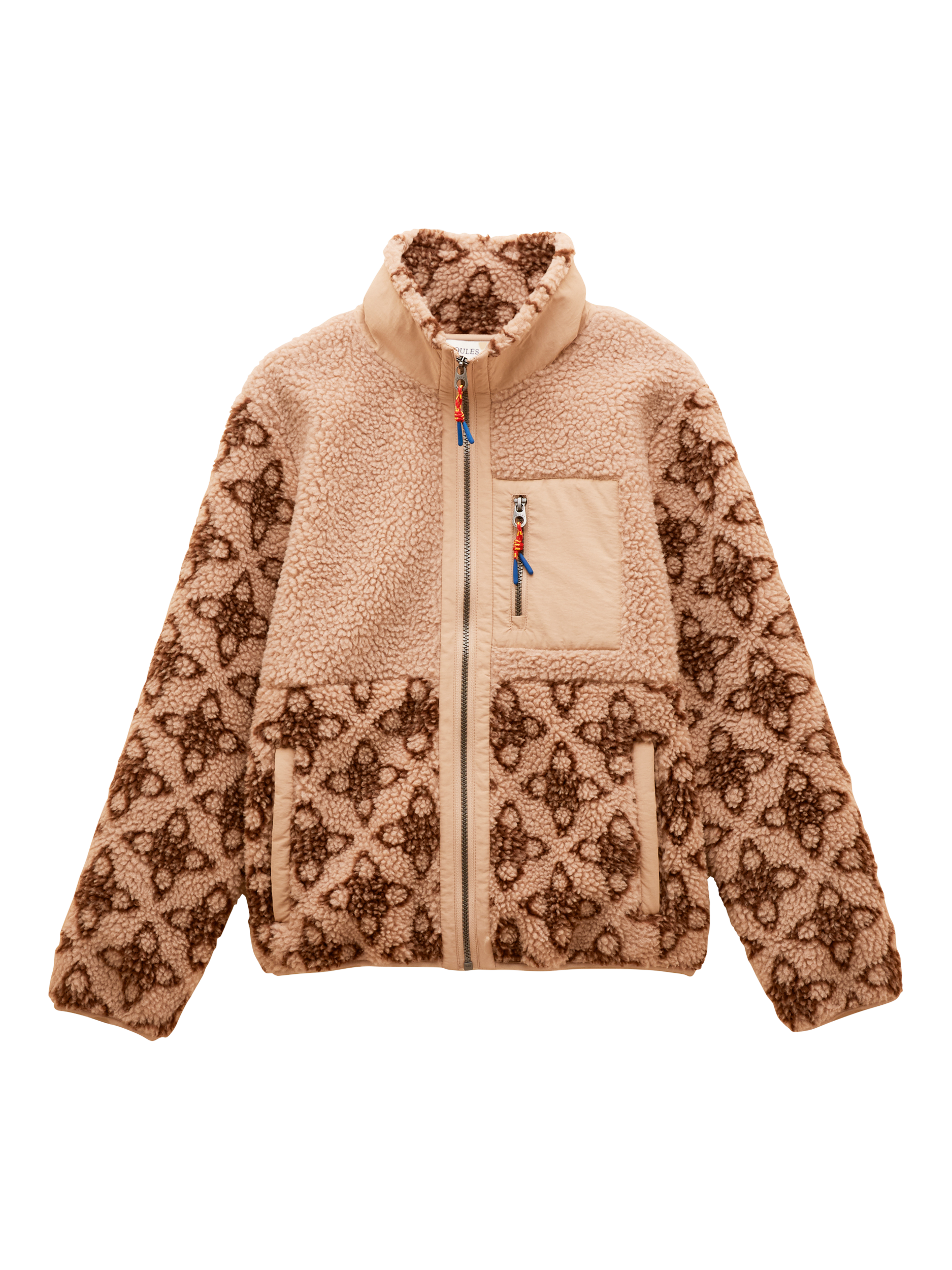 Product image 9 of 10, which shows Joules Borg Fleece Jumper, Beige, 6