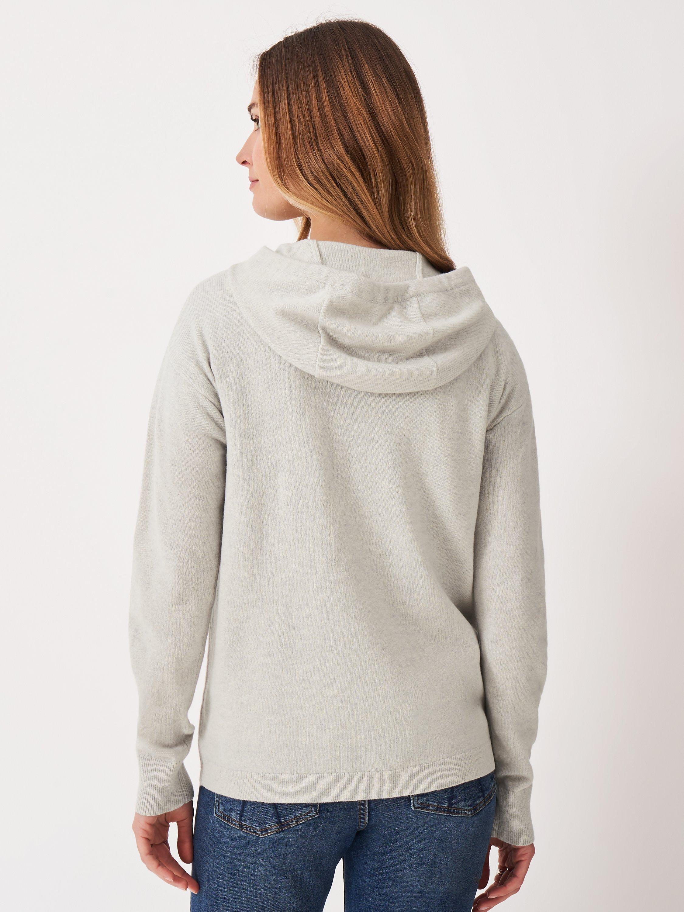 Product image 2 of 5, which shows Crew Clothing Harmony Tabitha Knitted Hoodie, Beige, 10