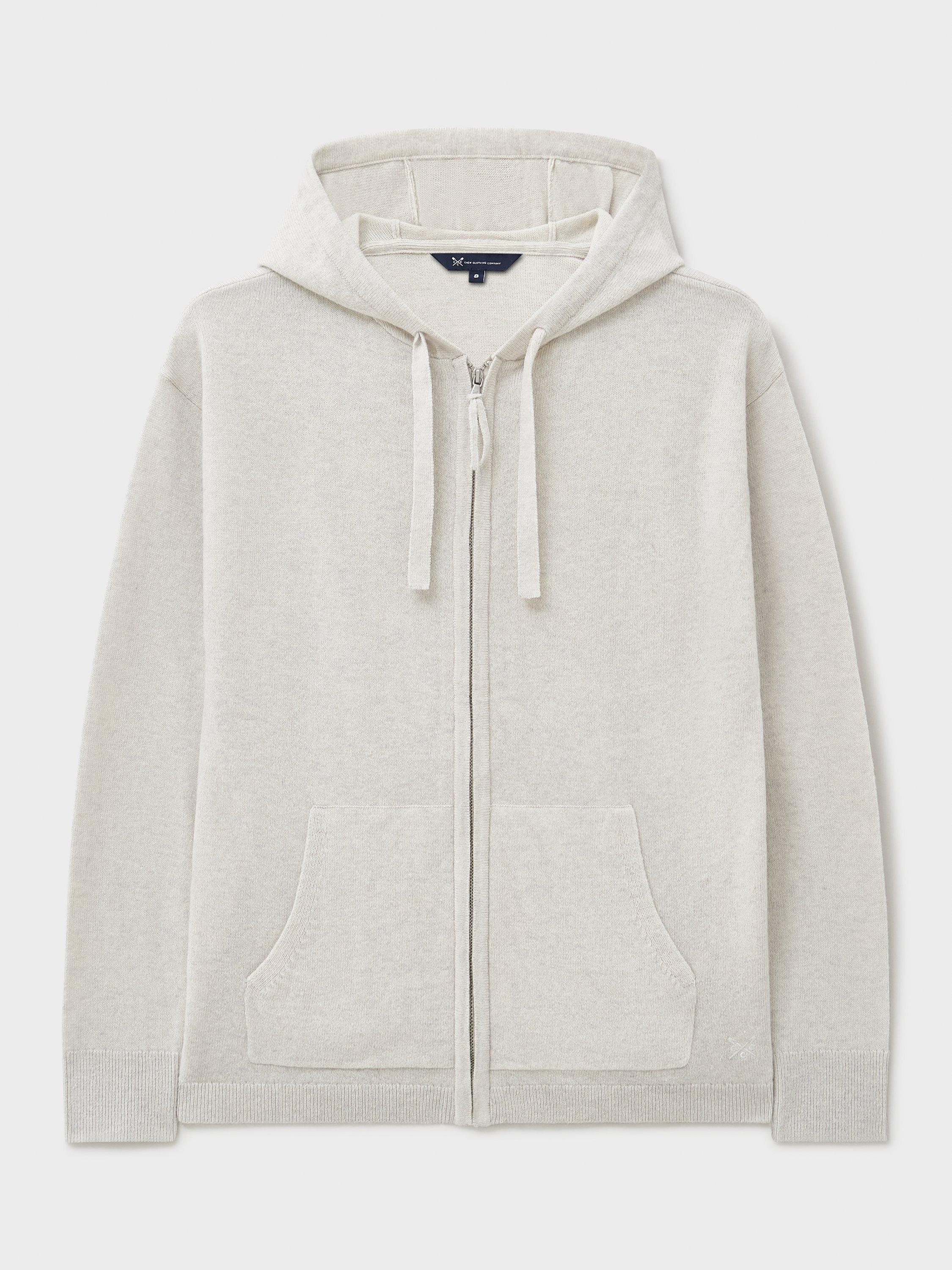 Product image 5 of 5, which shows Crew Clothing Harmony Tabitha Knitted Hoodie, Beige, 10