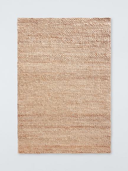 John Lewis Chunky Hand Woven Pure Jute Rug, Natural, Natural