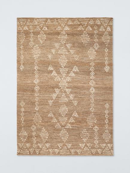 John Lewis Ziya Kelim Jute Rug, Multi, Multi