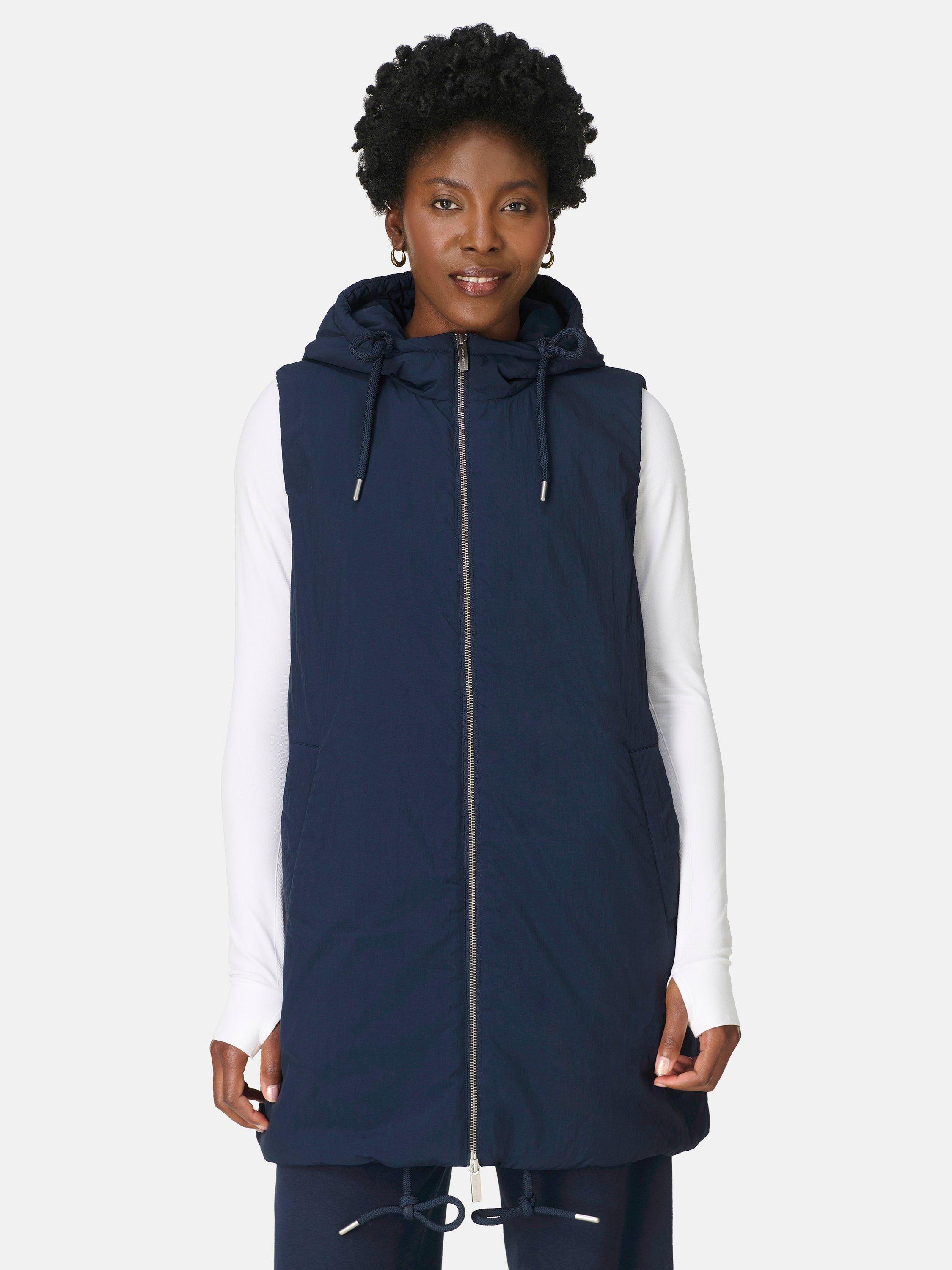 Sweaty Betty Thinsulate Lightweight Padded Gilet, Navy Blue