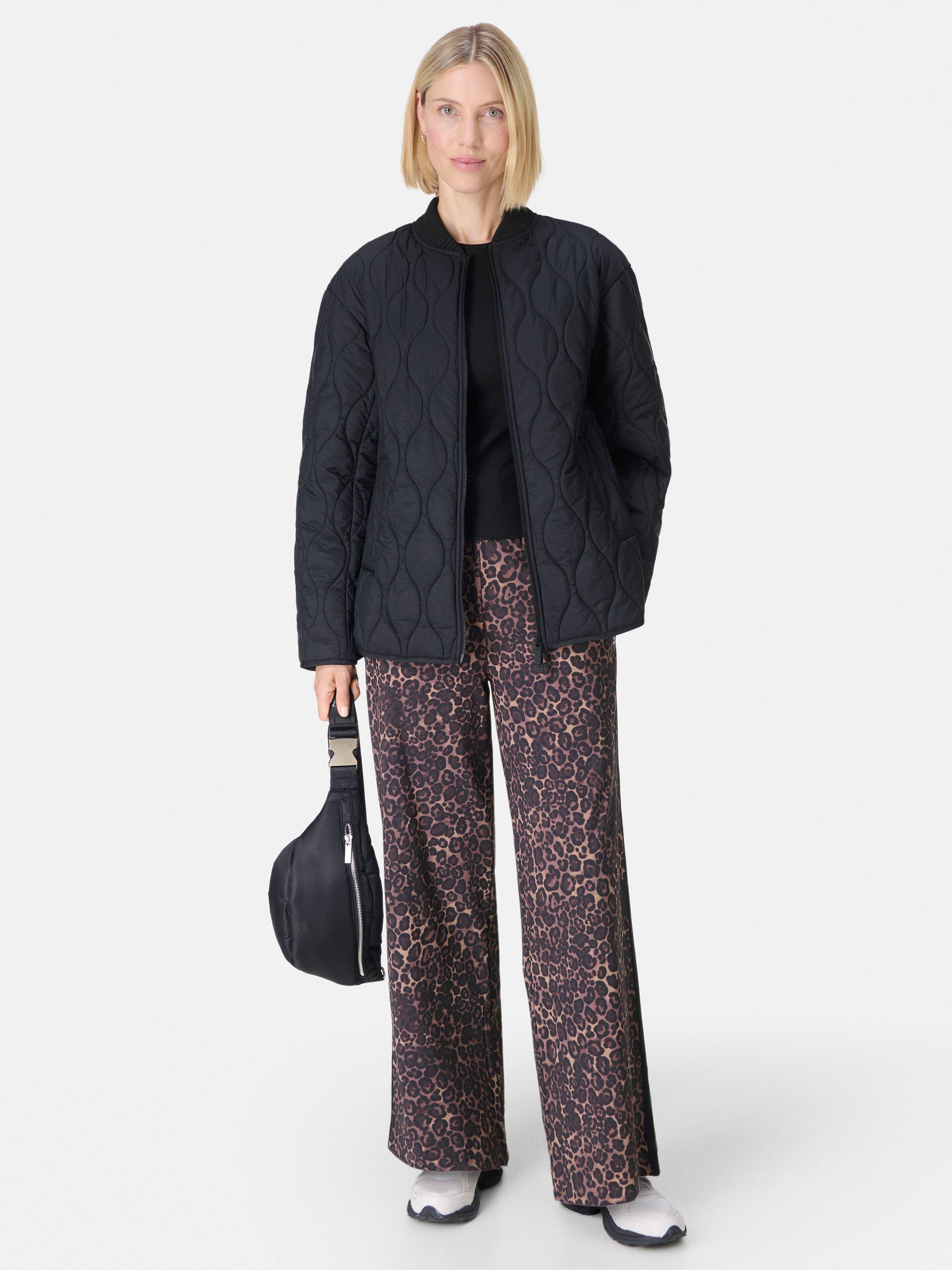 Product image 3 of 8, which shows Sweaty Betty On The Move Quilted Jacket, Black, XXS