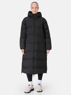 Sweaty Betty Nimbus Longline Waterproof Puffer Coat, Black