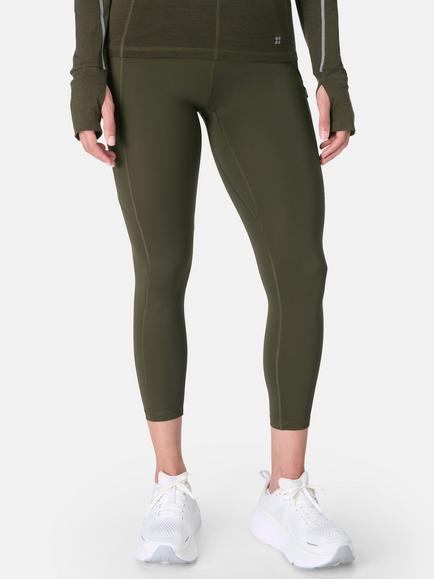 Sweaty Betty Winter Power 7/8 Leggings, Nori Green
