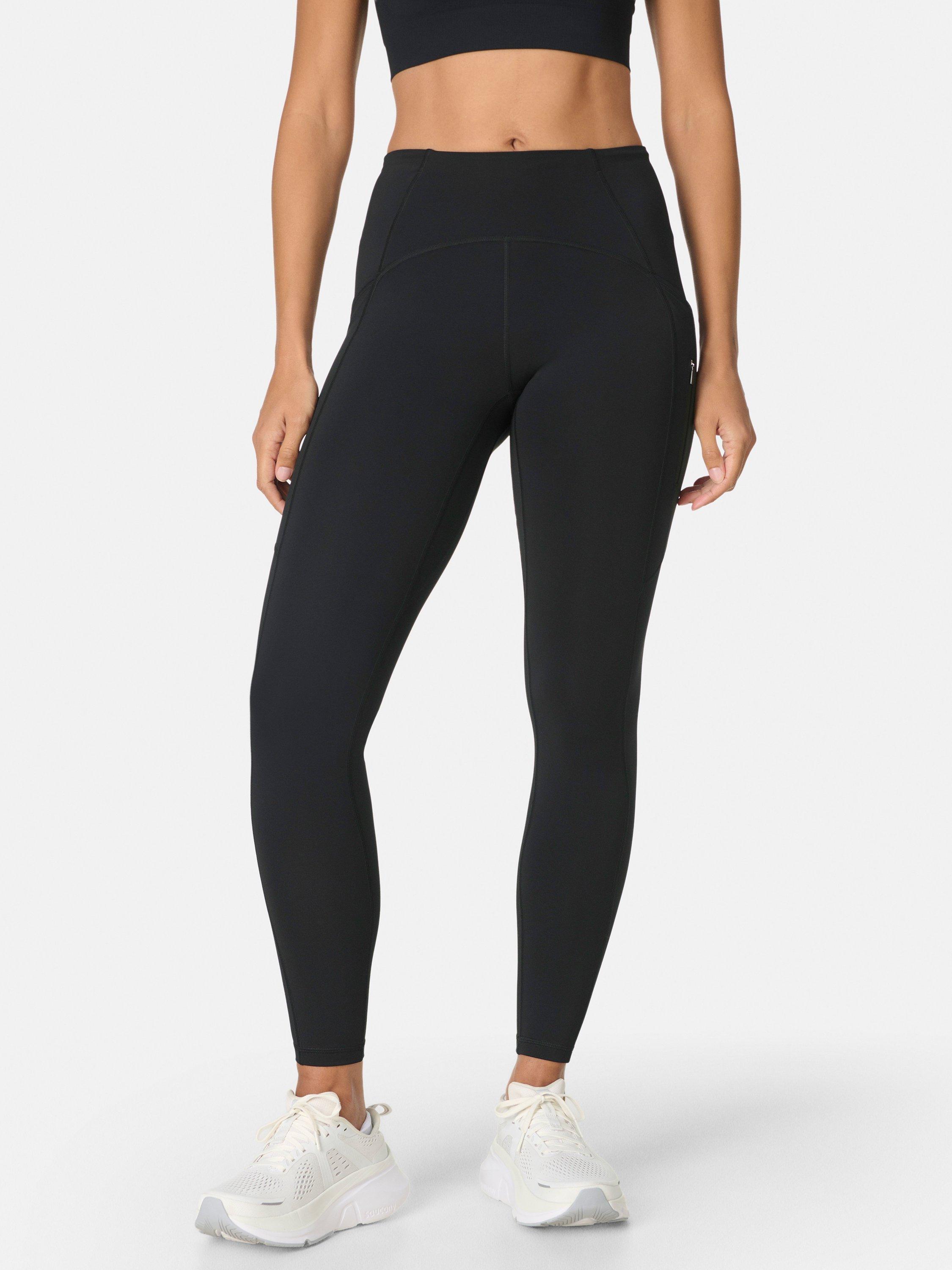 Product image 1 of 10, which shows Sweaty Betty Winter Power Leggings, Black, XXS