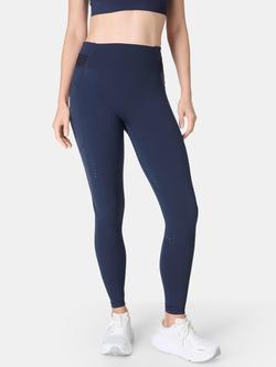 Sweaty Betty Runners High Leggings, Navy Blue