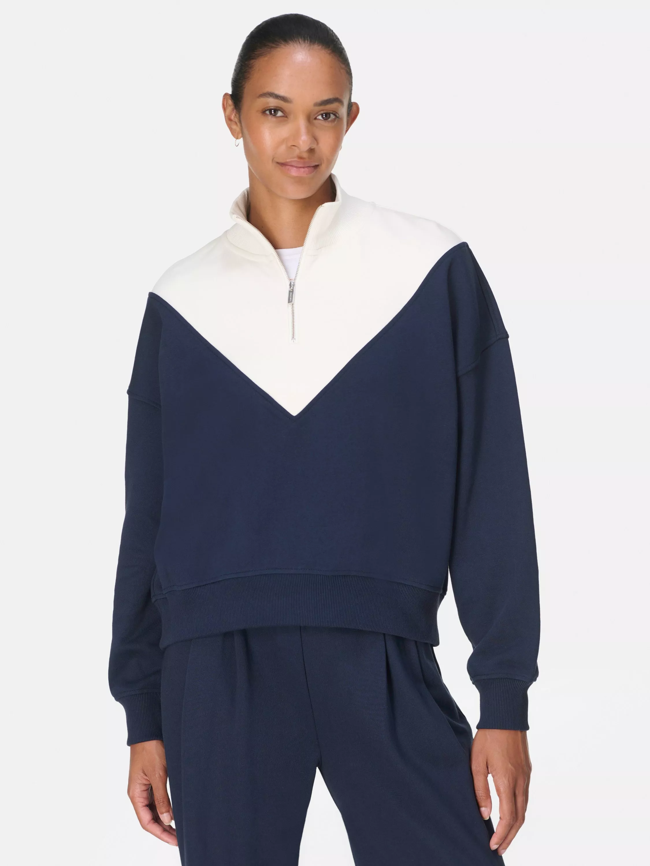 AMERI×Champion OVER SWEAT TOP ブルー Ameri VINTAGE - AMERI×Champion OVER SWEAT TOP ブルーの通販 by