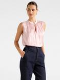 Forever New Kourtney Keyhole Sleeveless Blouse, Dusty Pink