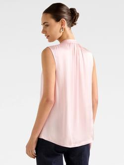 Forever New Kourtney Keyhole Sleeveless Blouse, Dusty Pink - view 2, Dusty Pink