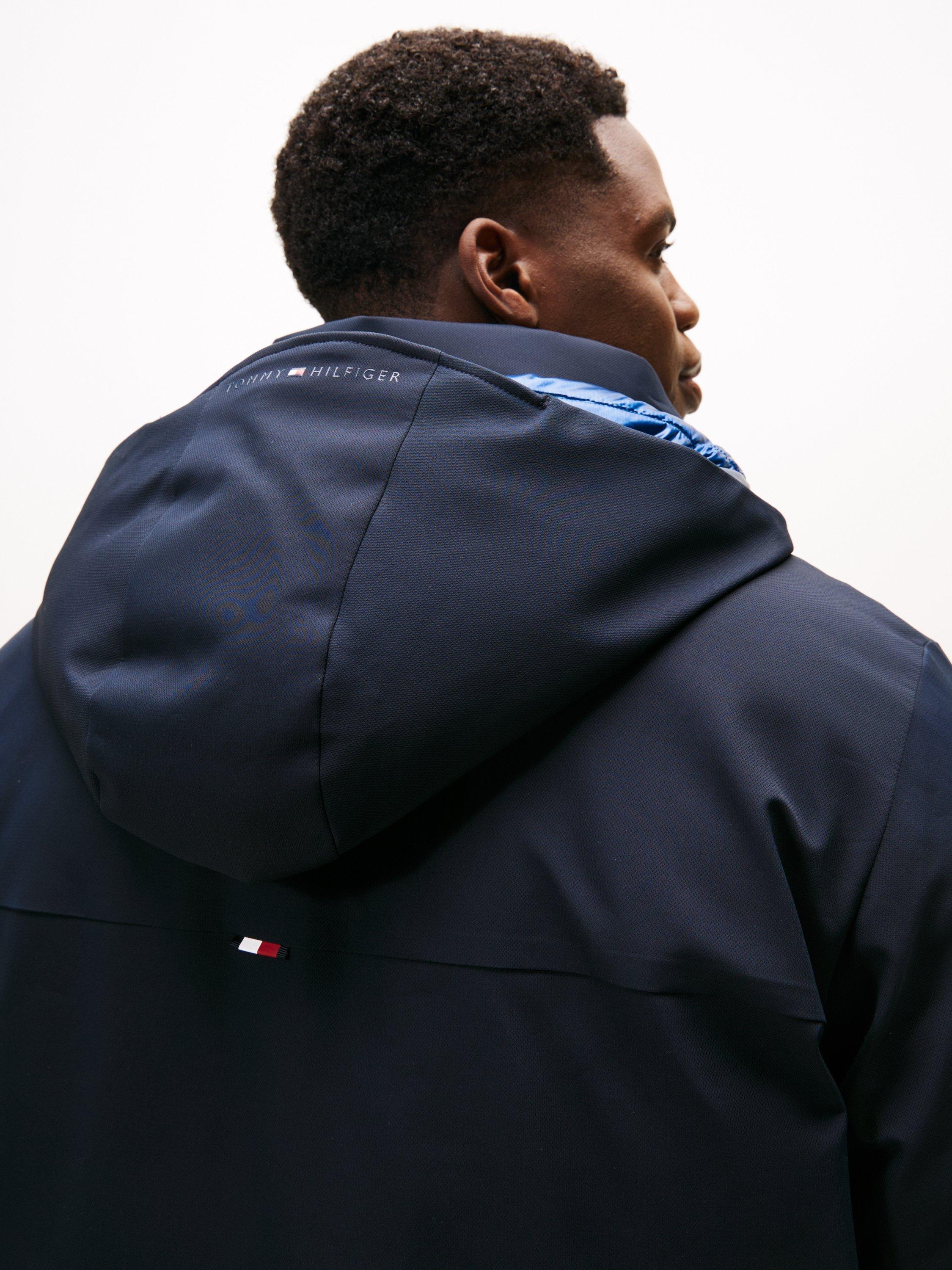 Product image 5 of 6, which shows Tommy Hilfiger Hooded Puffer Jacket, Desert Sky, XXXL