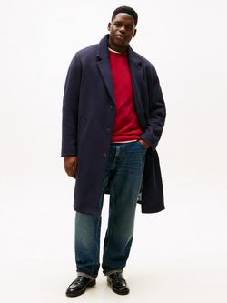 Tommy Hilfiger Wool Blend Overcoat, Desert Sky