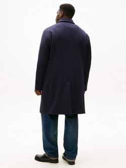 Tommy Hilfiger Wool Blend Overcoat - view 2, Desert Sky