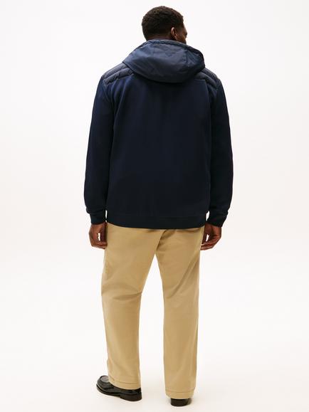 Tommy Hilfiger Intechno Knit Zip Hooded Jacket, Desert Sky - view 2, Desert Sky
