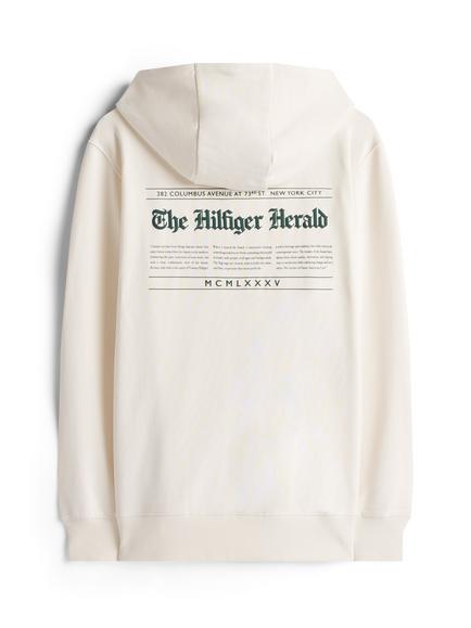 Tommy Hilfiger Adaptive Hilfiger Herald Hoodie, Ivory Petal - view 2, Ivory Petal