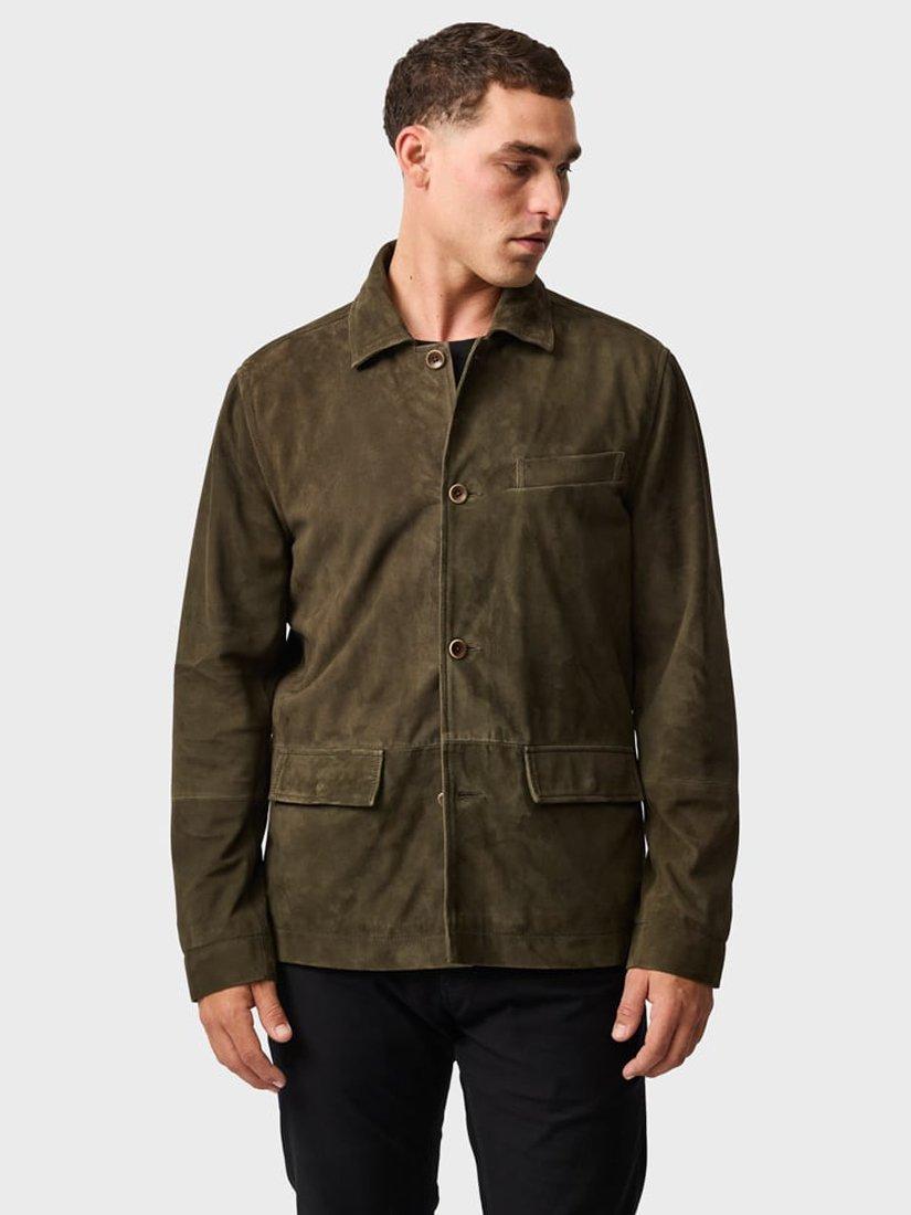 Rodd Gunn Somerset Leather Harrington Jacket - Main Image
