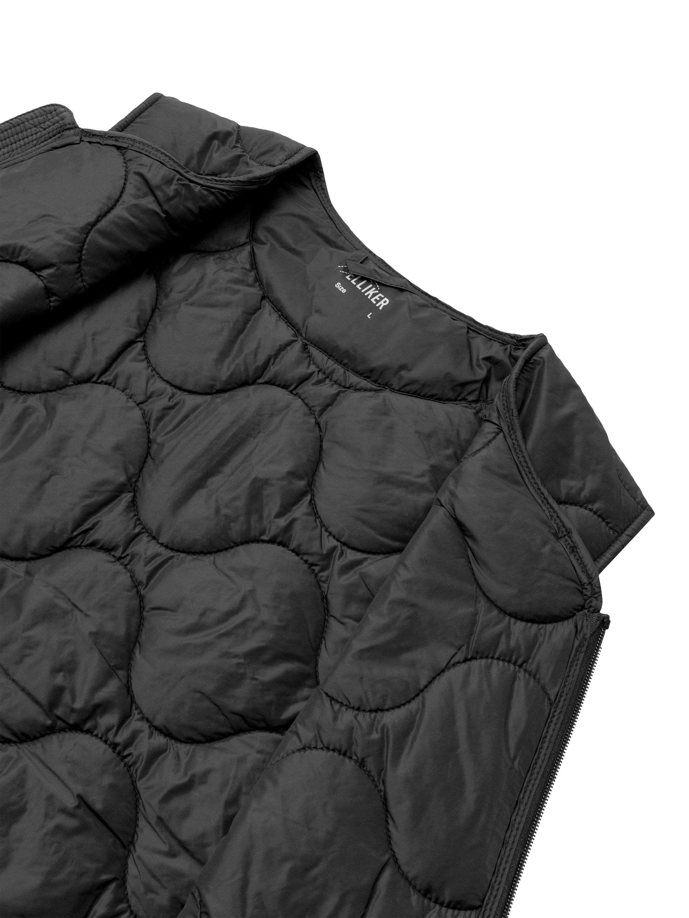 Product image 2 of 11, which shows ELLIKER Satron Insulated Onion Quilt Vest, Black, S
