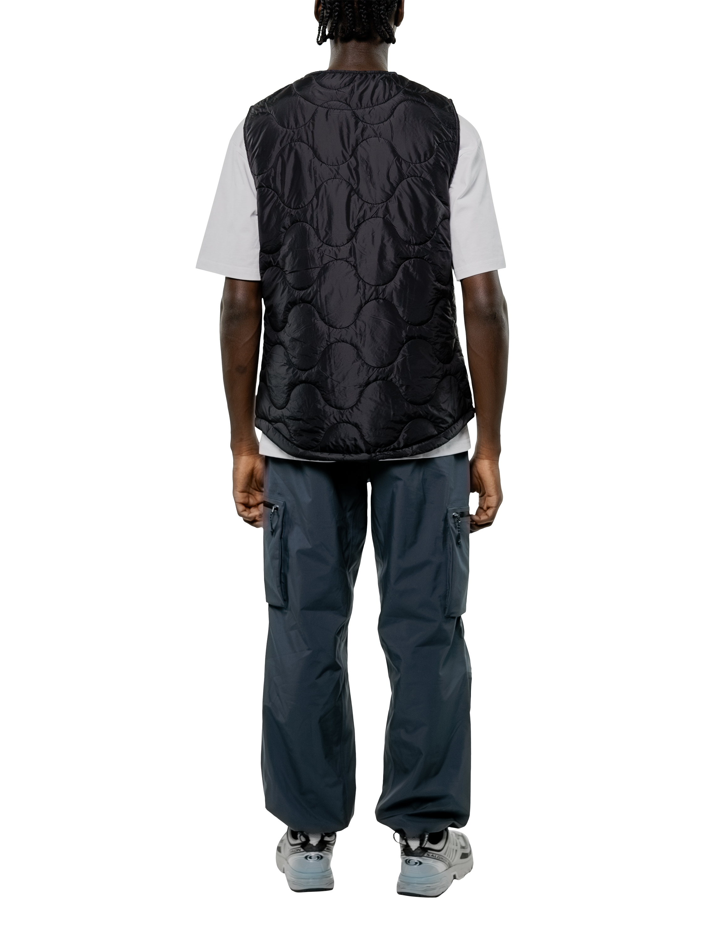 Product image 3 of 11, which shows ELLIKER Satron Insulated Onion Quilt Vest, Black, S