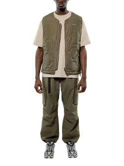 ELLIKER Satron Insulated Onion Quilt Vest, Khaki