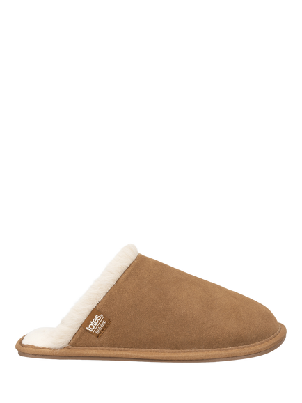 totes Isotoner Women's Suede Mule Slippers, Tan