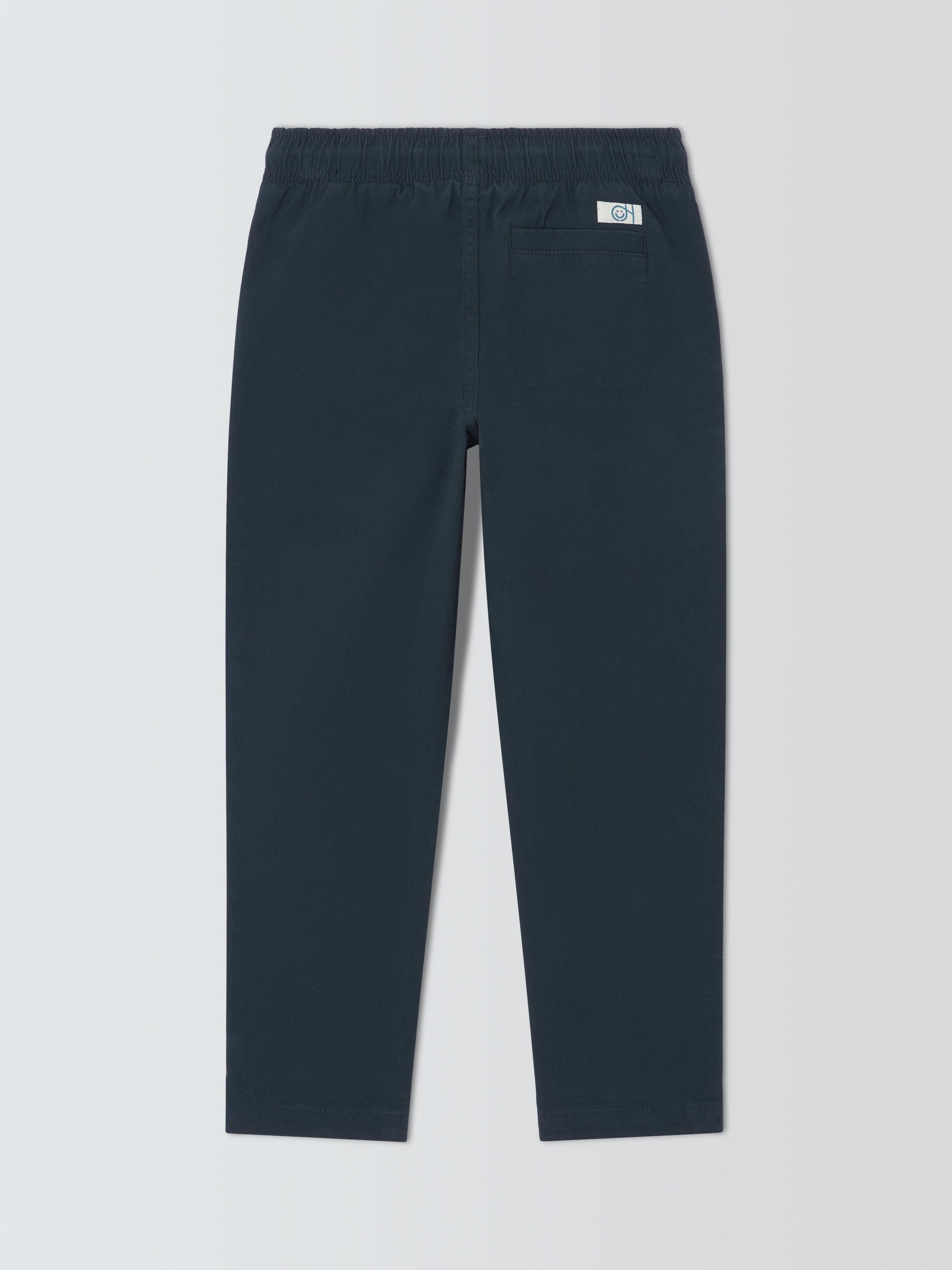 Product image 6 of 7, which shows John Lewis Kids' Pull On Straight Chinos, Navy, 3 years